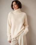 Charlotte — Women's High-Neck Pullover Sweater