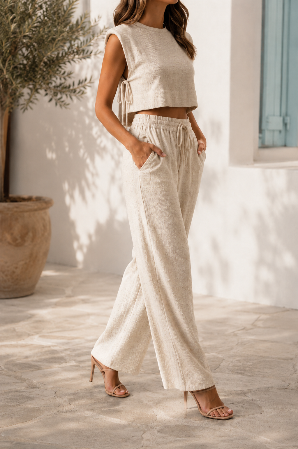 Cressida — Linen Wide-Leg Co-Ord