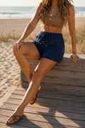 Golda — High-Waisted Casual Shorts