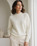 Liesel — Women's Cashmere Mock-Neck Sweater