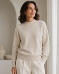 Liesel — Women's Cashmere Mock-Neck Sweater