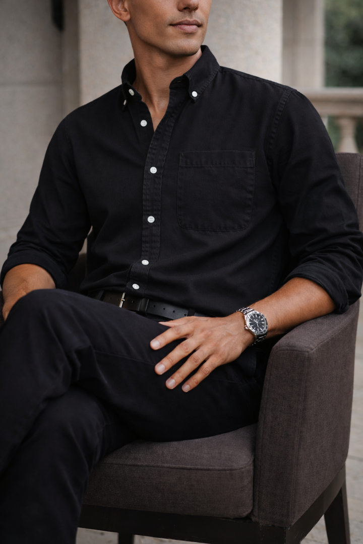 Jack — Cotton Button-Down Shirt