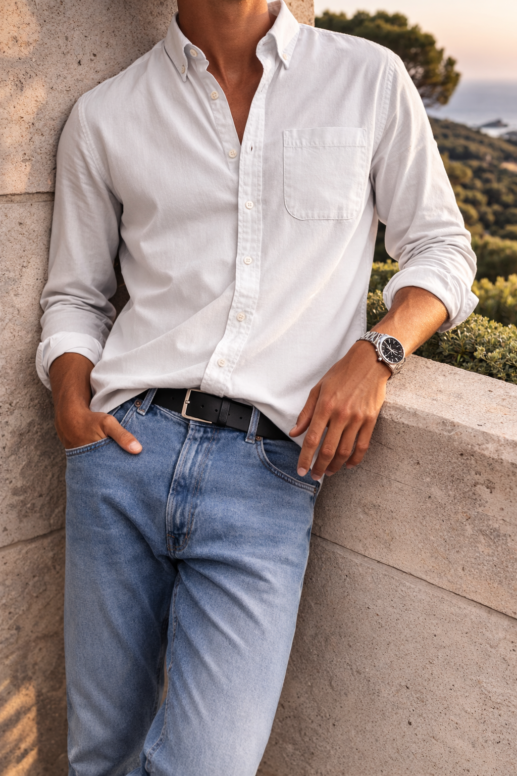 Jack — Cotton Button-Down Shirt