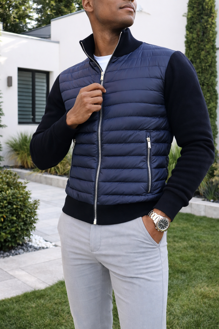 Harmon — Quilted Bomber Jacket