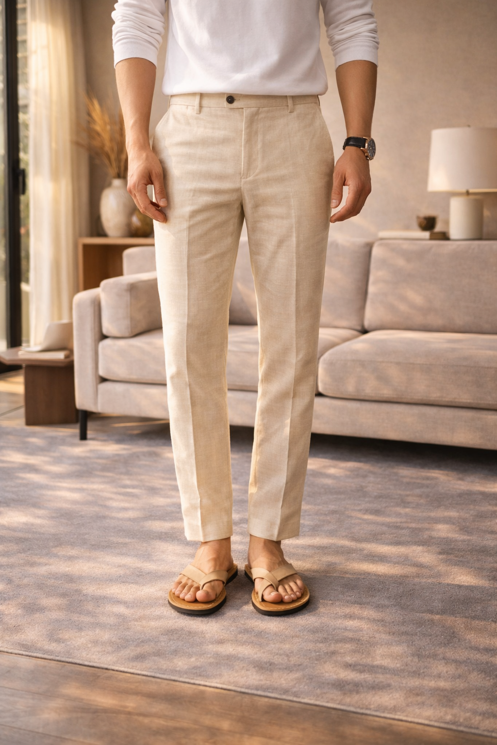 Dawson — Tailored Linen Trousers