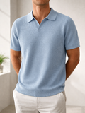 Rick — Textured Knit Polo