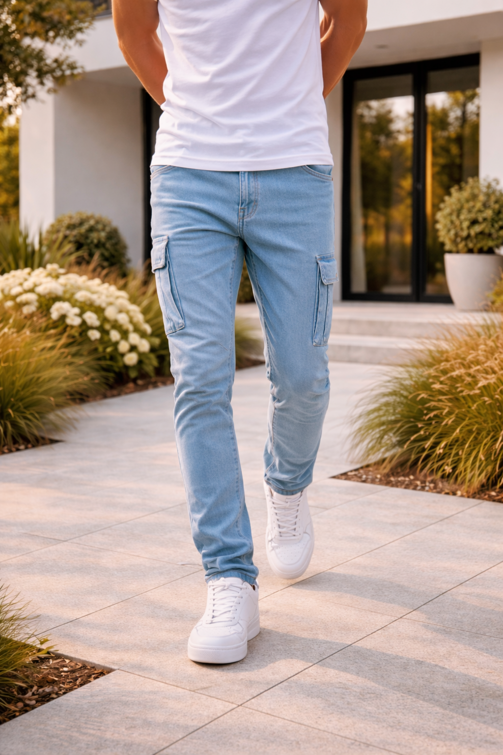 Beau — Slim-Fit Cargo Jeans