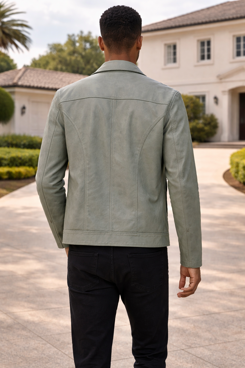 Samson — Classic Leather Zip Jacket