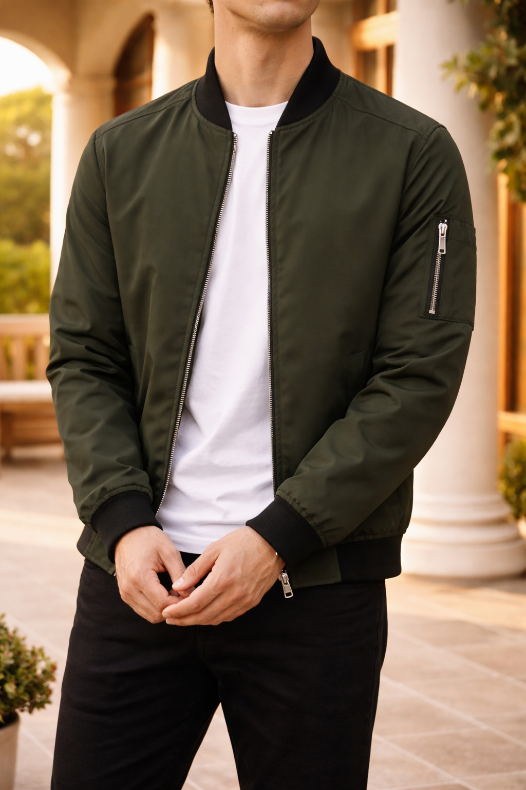 Isaiah — Lightweight Bomber Jacket