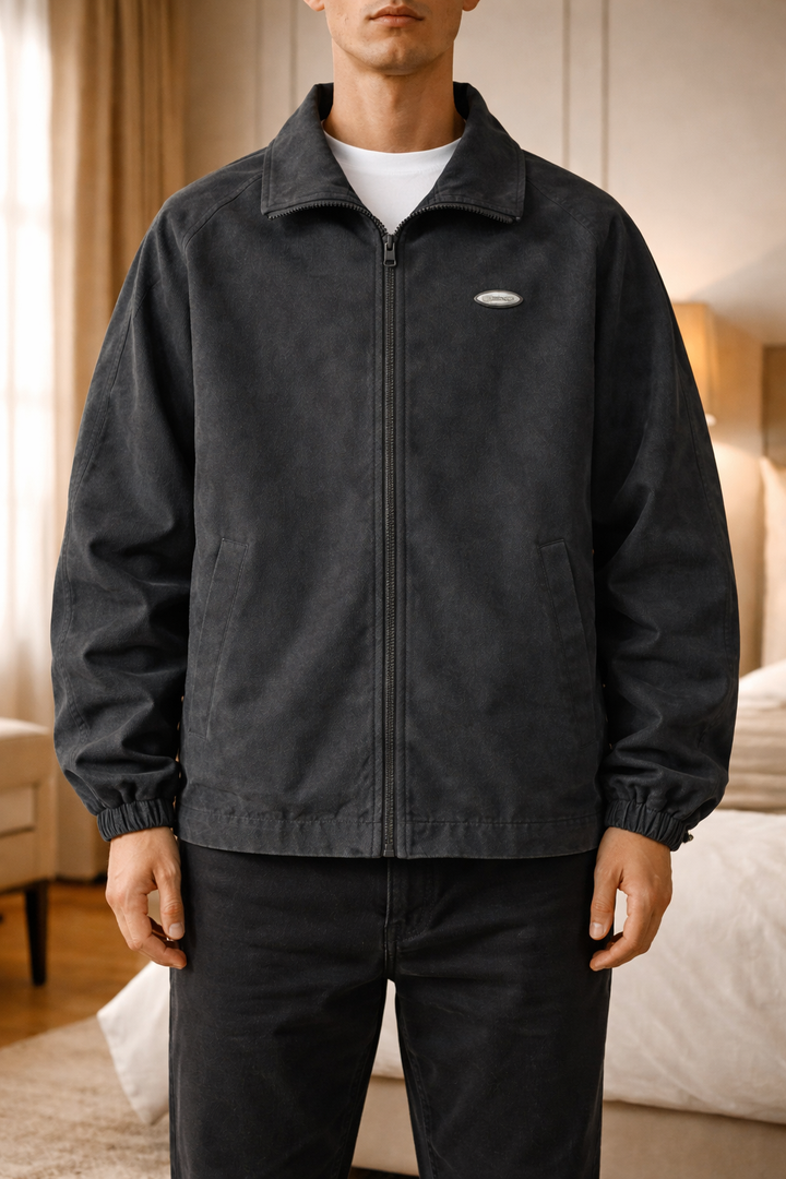 Roscoe — Stand-Collar Zip Jacket