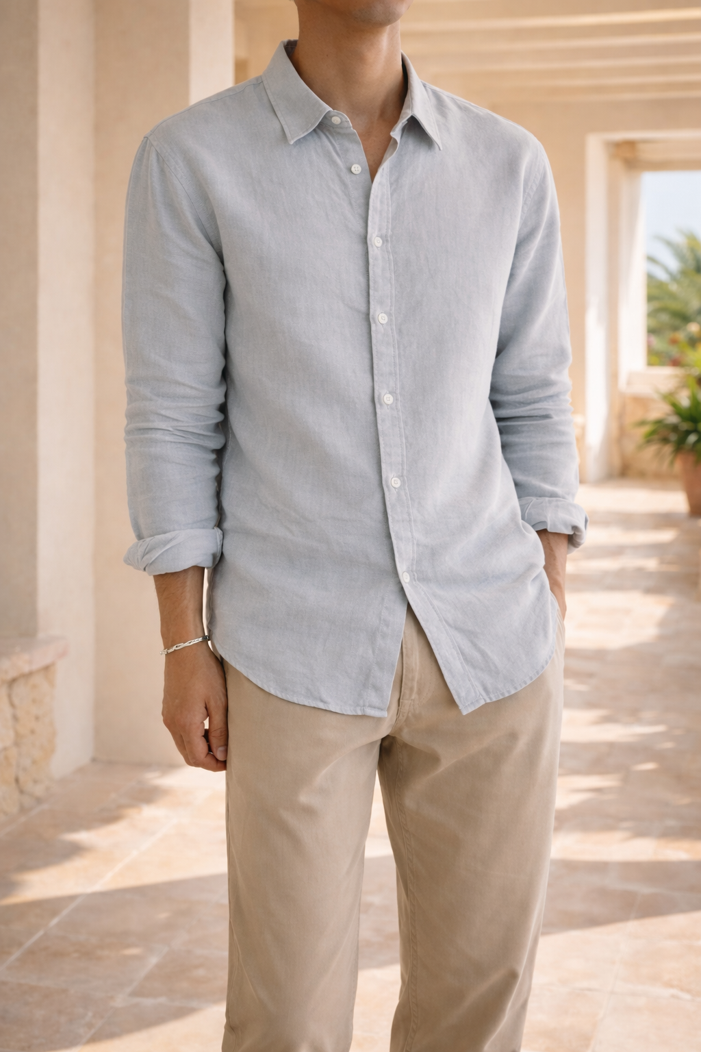 Drew — Lightweight Linen Button Shirt