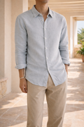 Drew — Lightweight Linen Button Shirt