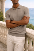 Doug — Textured Knit Polo