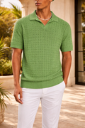 Paul — Open-Collar Knit Polo