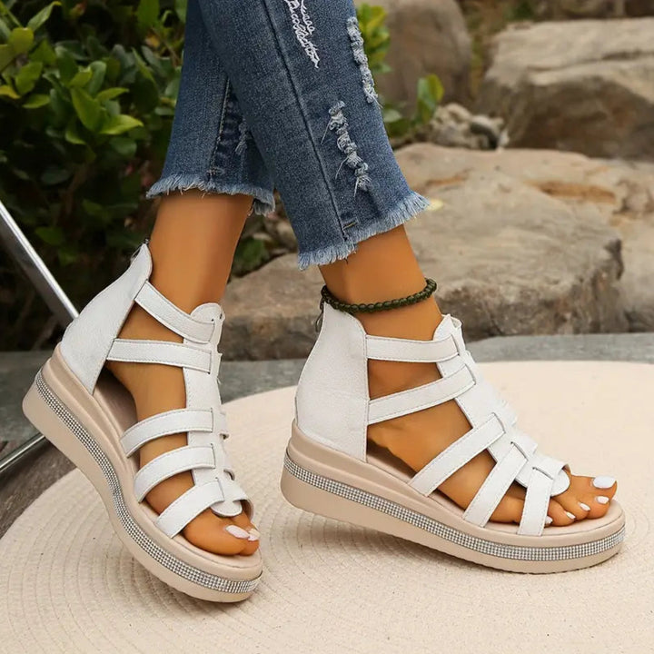Rue Sandal — Elegant Wedge Sandals