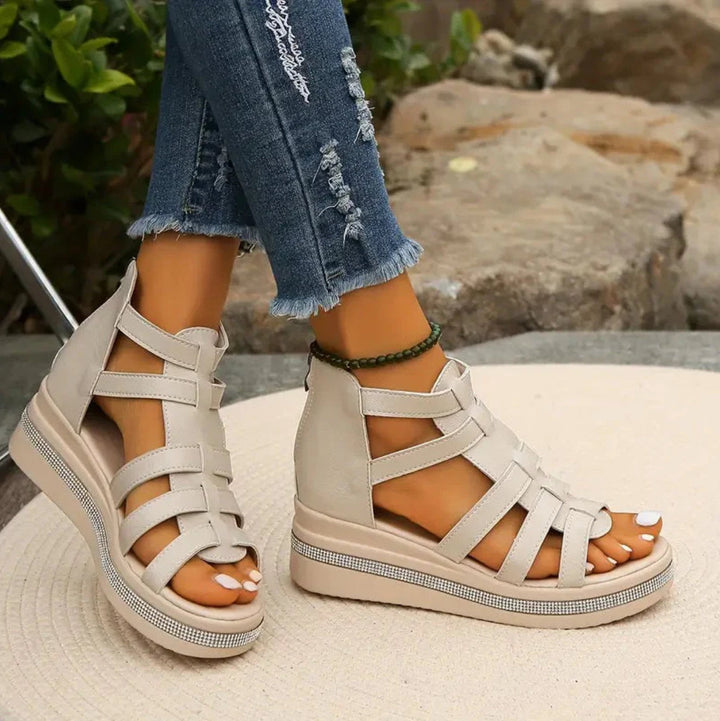 Rue Sandal — Elegant Wedge Sandals