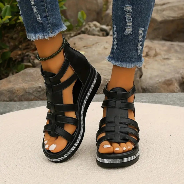 Rue Sandal — Elegant Wedge Sandals