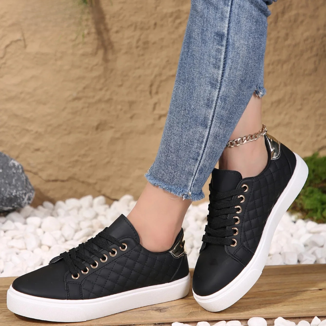 Clarice — Quilted Comfort Trainers