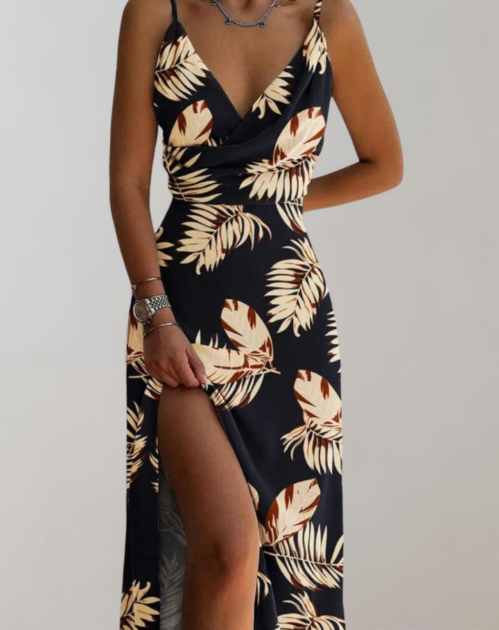 Hollis — Timeless Printed Midi Dress