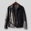 Corbin — Men’s Corduroy-Collar Cotton Zip Jacket