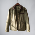 Corbin — Men’s Corduroy-Collar Cotton Zip Jacket