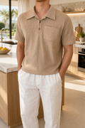 Parker — Chest-Pocket Knit Polo