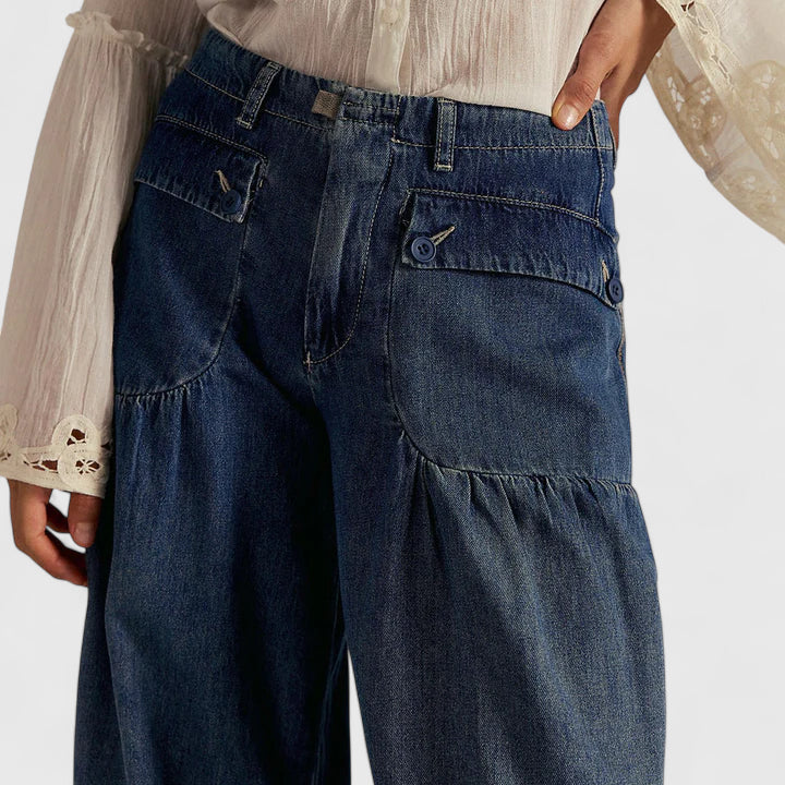 Lani — Pleated Wide-Leg Trousers