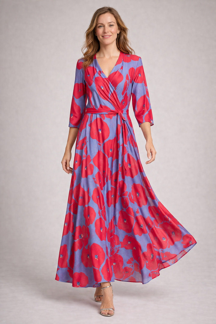 Sigrid — Elegant Floral Maxi Dress