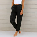 Felicity — Linen-Stretch Tailored Trousers