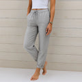 Felicity — Linen-Stretch Tailored Trousers