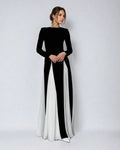 Audrey — Long-Sleeve Evening Maxi Dress