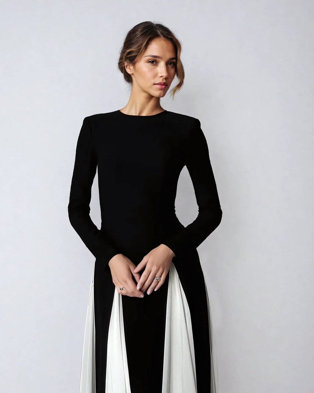 Audrey — Long-Sleeve Evening Maxi Dress