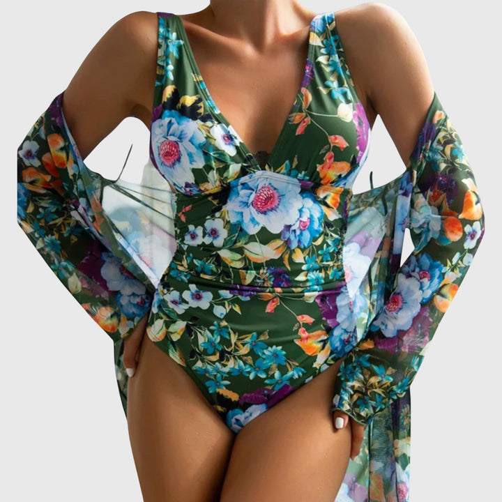Florence — Floral One-Piece &amp; Cover-Up