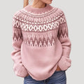 Cecily — Women's Fair Isle Oversized Knit Sweater