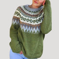 Cecily — Women's Fair Isle Oversized Knit Sweater