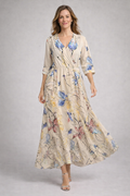 Sigrid — Elegant Floral Maxi Dress