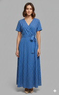 Meike — Polka-Dot Maxi Dress