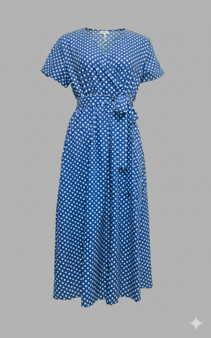 Meike — Polka-Dot Maxi Dress