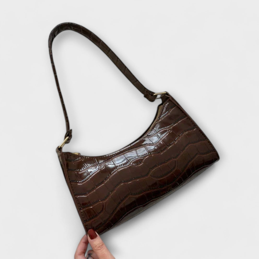 Glossy Leather Tote