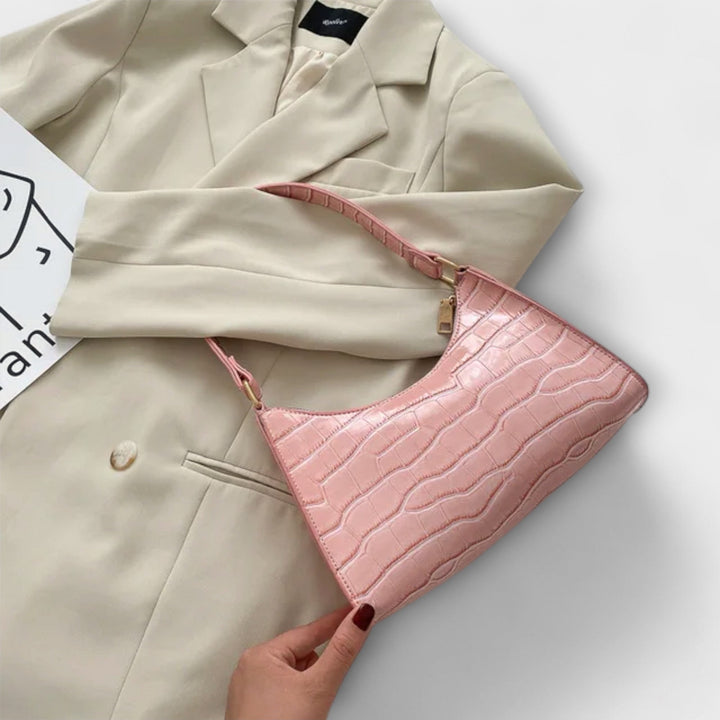 Glossy Leather Tote