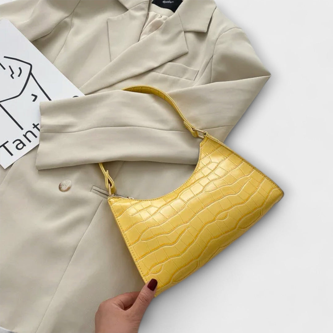 Glossy Leather Tote