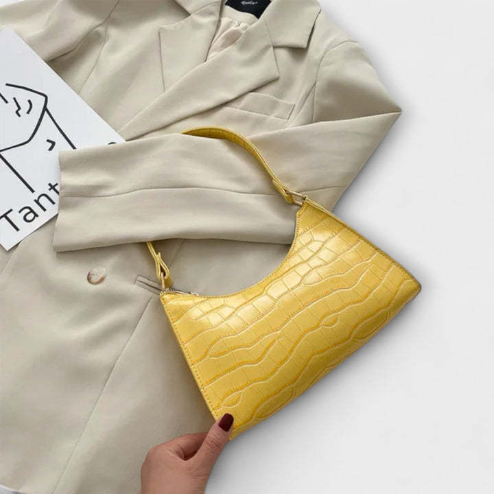 Glossy Leather Tote