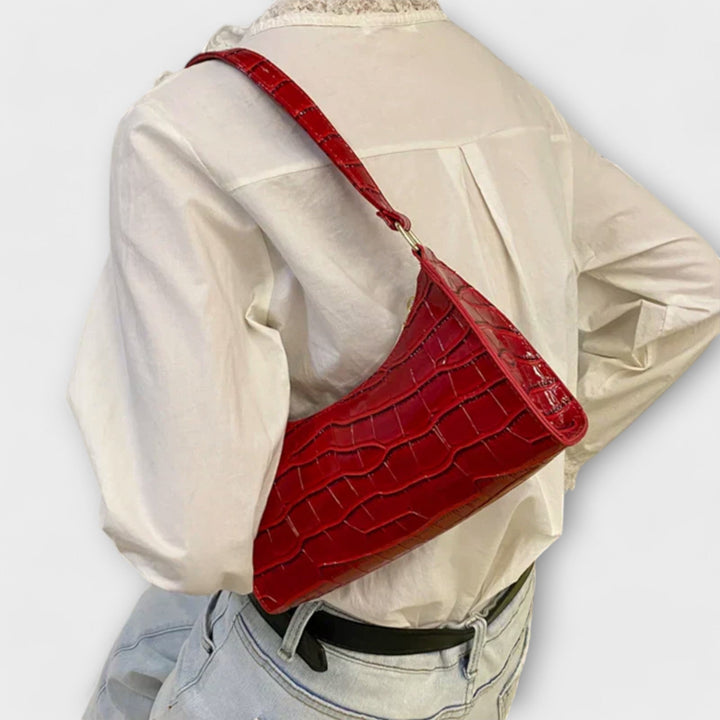 Glossy Leather Tote