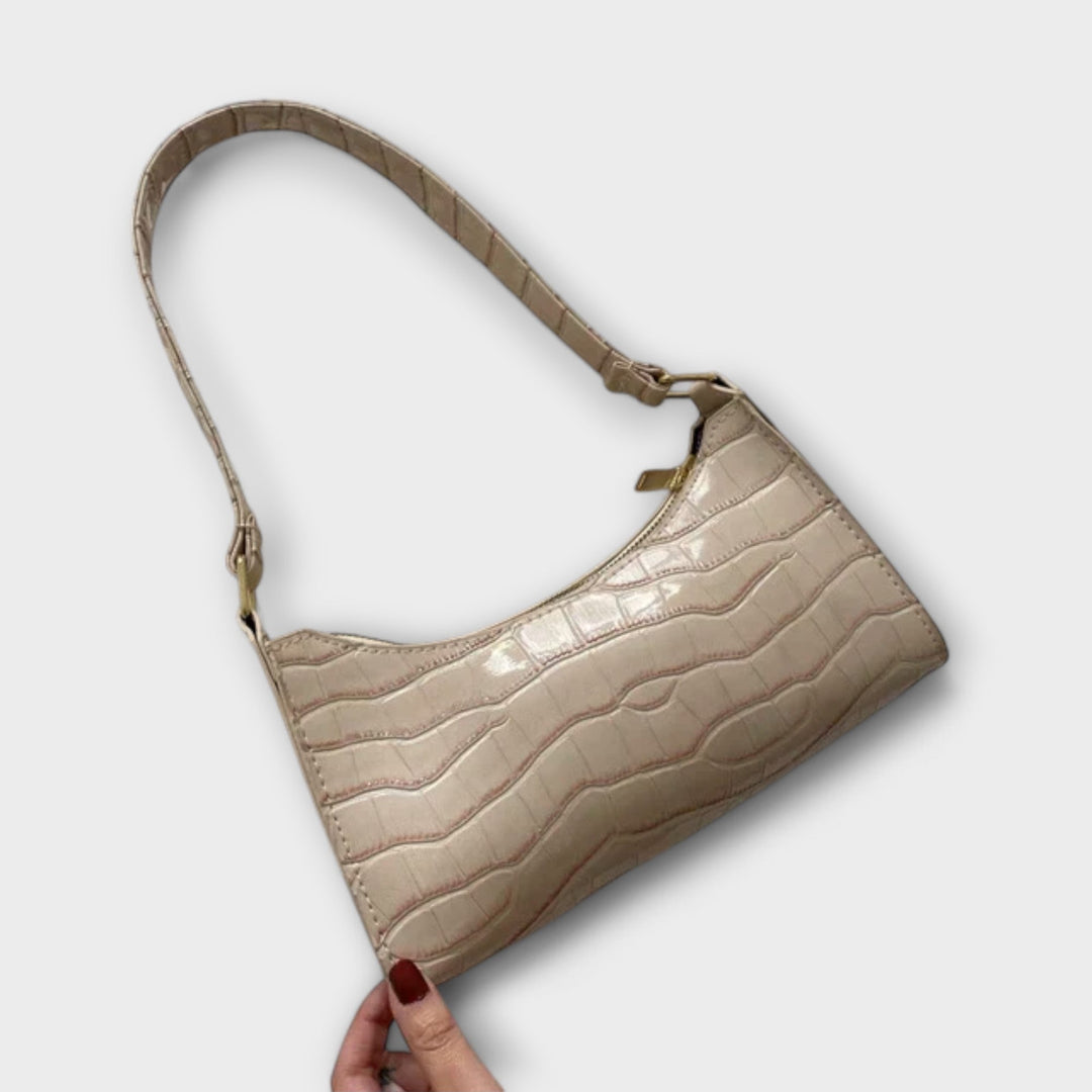 Glossy Leather Tote