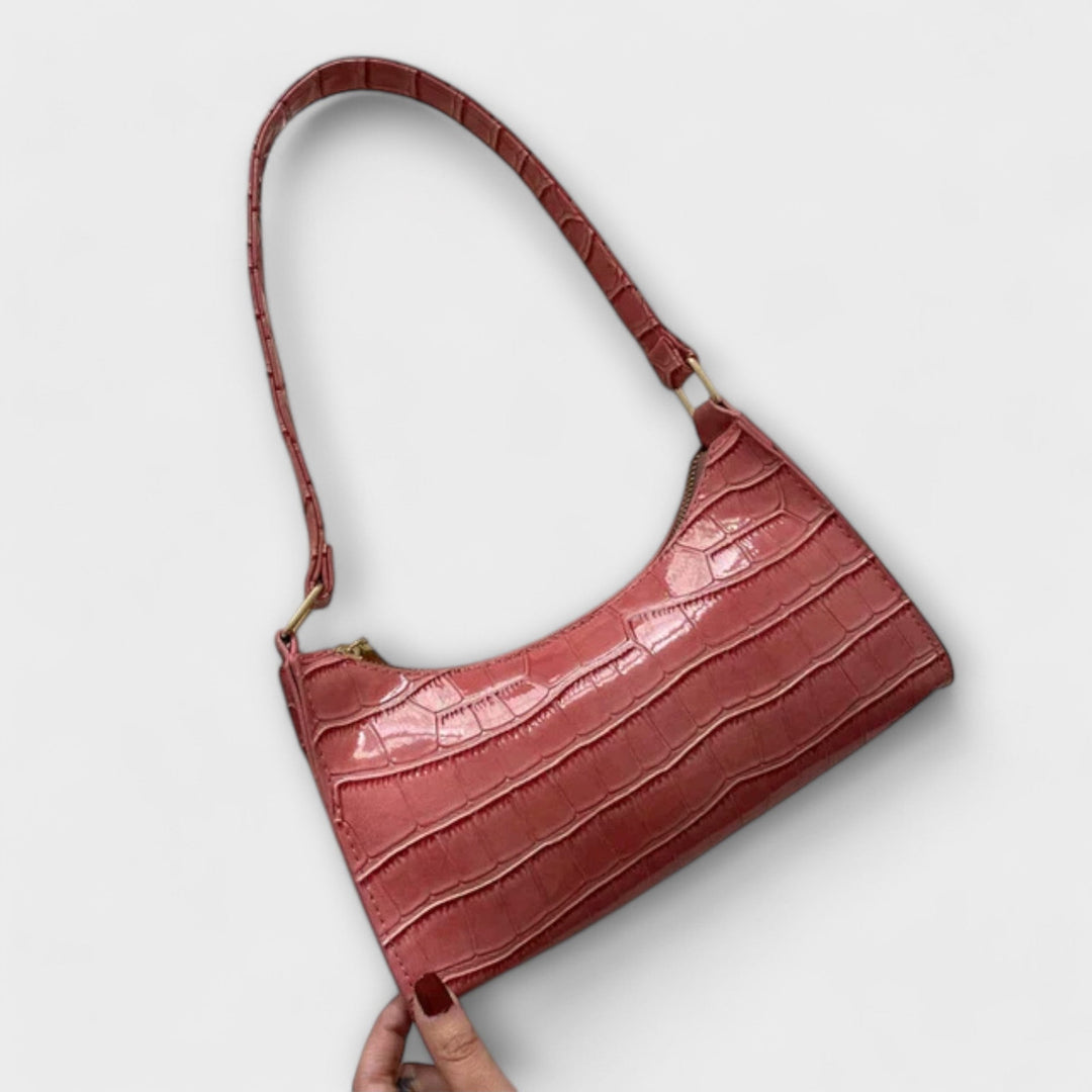 Glossy Leather Tote