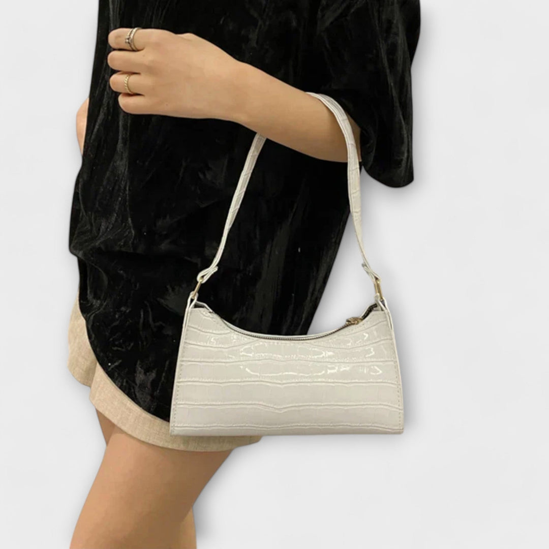 Glossy Leather Tote