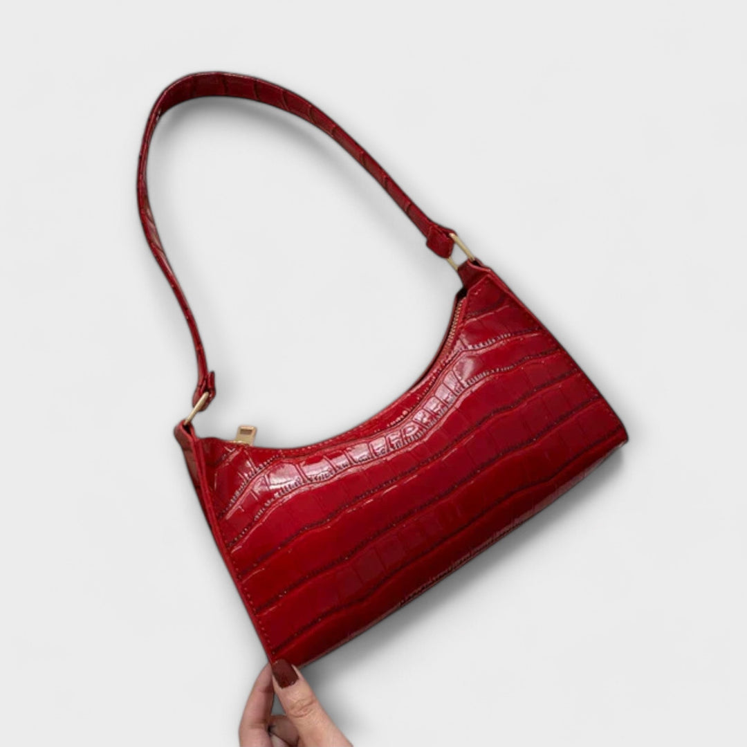 Glossy Leather Tote