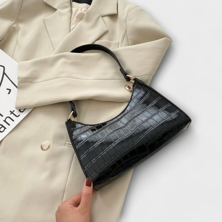 Glossy Leather Tote