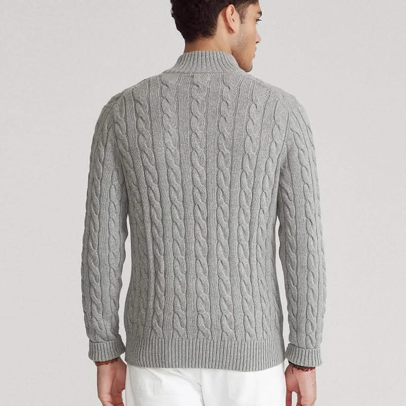 Ross — Combed Cotton Knit Sweater