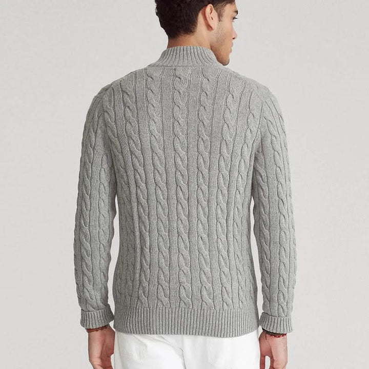 Ross — Combed Cotton Knit Sweater